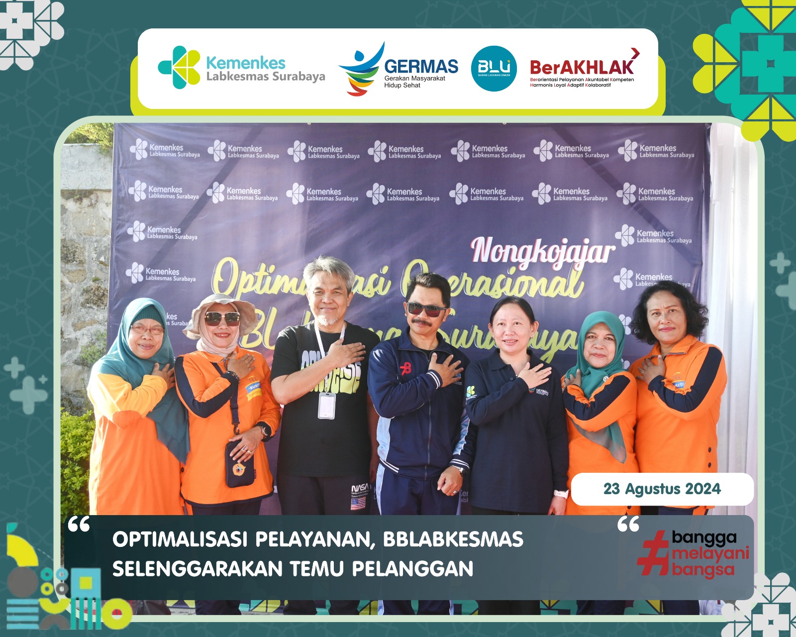 OPTIMALISASI PELAYANAN, BBLABKESMAS SELENGGARAKAN TEMU PELANGGAN